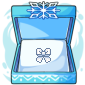 White Bow Badge Item