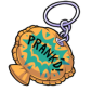Orange Splash Whoopee Cushion  Keyring