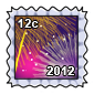 New Years Stamp