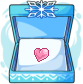 Pink Heart Badge Item
